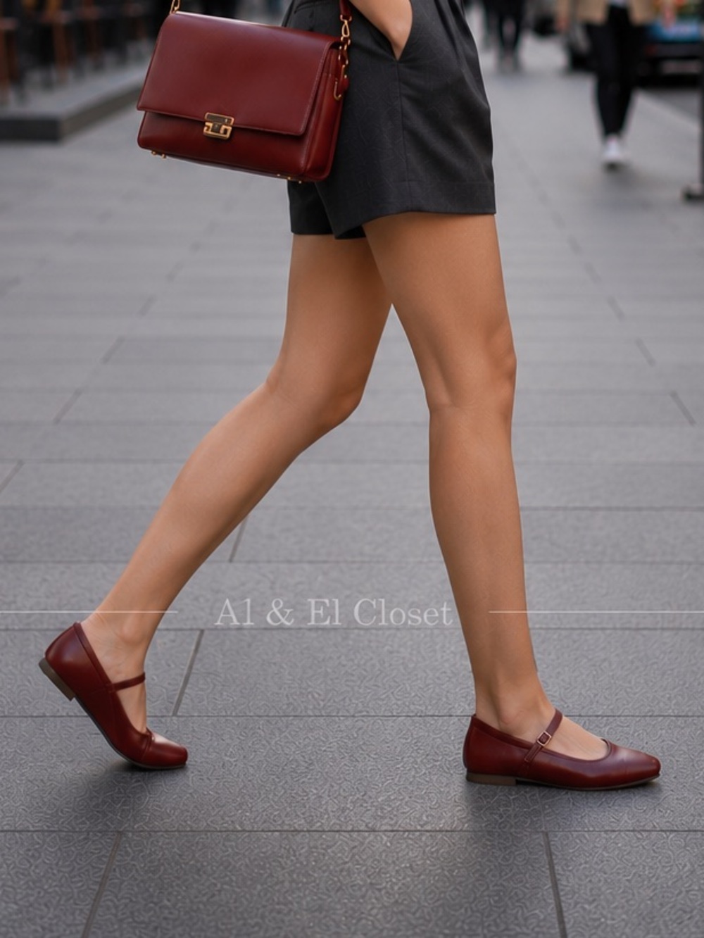 Dolce Vita Reyes Red Crinkle Patent Mary Jane Flats – Size 10.5 – NWB